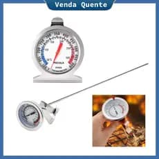 Termômetro de agulha, termômetro de forno, medição de temperatura de forno/frigideira, fabricação de pizza/churrasco