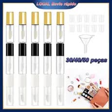 30/40/50 peças Mini tubo de brilho labial de 1,2 ml para artesanato – Perfeito para Cosmético Caseiro