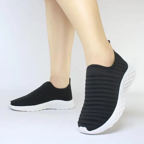 Tênis Feminino Academia Confortável Caminhada Moderno Estiloso Antiderrapante Flexível cores