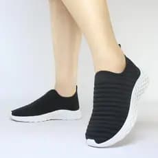 Tênis Feminino Academia Confortável Caminhada Moderno Estiloso Antiderrapante Flexível cores