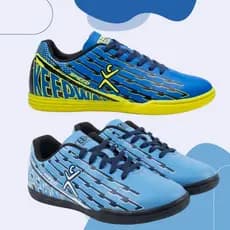 Kit 2 Pares Chuteira Infantil Futsal para Quadra Conforto Controle Estabilidade e Durabilidade