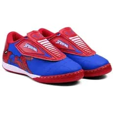 Chuteira Infantil Heróis Quadra Antiderrapante Confortavel Velcro Leve e Macia Ideal Para Futsal