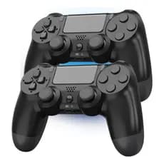 Controle Compatível PS4 Sem Fio Bluetooth Joystick Dual Shock Vibração Recarregável + Cabo USB Manete Jogos Video Game
