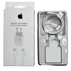 Carregador de Iphone 20W USB-C Cabo e fonte de carregamento rápido