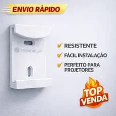 Suporte de Parede Projetor HY300 | Base para Projetor HY300 | Suporte Ajustável | Fácil Instalação | 5 Cores