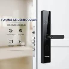 Fechadura Inteligente para Portas 4 em 1 Moderno para Casa e Escritório fechadura eletronica digital