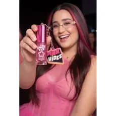Gloss Labial Emilly Vick – Pink Glitter com Pingente
