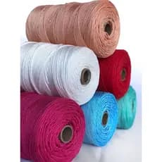 Corda Trançada De Polipropileno 2,5mm várias cores 1kg - +-  330 metros