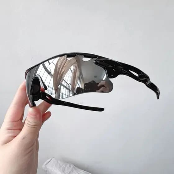 Pan RadarNovos Óculos De Sol Esportivos Para Ciclismo Ao Ar Livre Masculinos E Femininos Bicicleta UV À Prova De Poeira