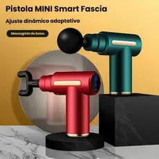 Pistola Massageadora Profissional 4 Cabecas Massageador Eletrico 6 Niveis Relaxamento Muscular Corporal Bivolt