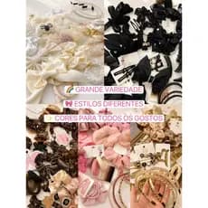 KIT FEMININO 10 PEÇAS ✨ ACESSÓRIOS DE CABELO EM CORES HARMONIOSAS