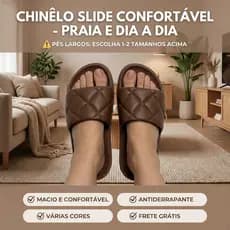 Chinelo Slide Nuvem Original - EVA Confortável, Ideal para Idosos e Uso Doméstico