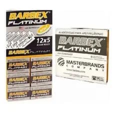 Lâmina Barbex Platinum Profissional Aço Inox - Cartela com 50 Unidades