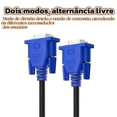 1.5M 1080P Conversor HDMI Para VGA Cabo Adaptador De Áudio Macho PC HDTV Projetor PS4