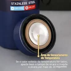Garrafa Térmico de Aço Inox Grande Capacidade 800ML Caneca Para de Chá Café Água,com duro