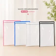 Kit Saquinhos Organizadores maternidade multiuso - Para Viagem - Para Bebê -  M 27x32 - Envio Imediato