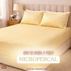 Jogo de Lençol 100% Algodão 400 Fios - Ponto Palito e Lese 03 Peças - Micropercal Estampado e Com Lese - Oferta