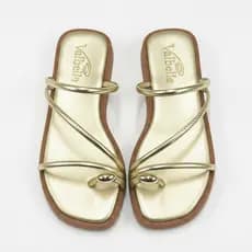 Papete Feminina Birken Com Aplique Dourado Macia Confortavel