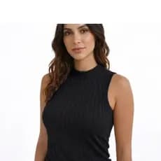 Regata Feminina Canelada toque de Algodão Premium Básica Justa Academia Conforto/ Blusa regata feminina | P M G GG | Ro