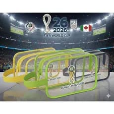 Necessaire Premium Copa 2026 - Logo em DTF (NÃO SAI!)🇧🇷 [EDIÇÃO LIMITADA]
