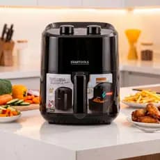 Fritadeira Elétrica Air Fryer 3,4L 1200W 220V Sem Óleo Antiaderente Comida Saudável Fácil Limpeza
