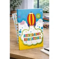 Caderno de Atividades Educativas 16 folhas e Adesivos Animativa Pedagógico