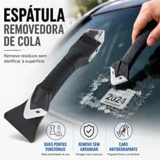 Espátula Rejunte Removedor de Silicone para Raspar Aplicar e Alisar em Piso Cozinha Banheiro Prático e Durável