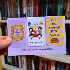 Kit 3 Marcadores de Página Magnético Fofos Para Livros Planner Agenda Leitura Presente