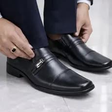 SAPATO SOCIAL COM FIVELA, SAPATO SOCIAL, SAPATO MASCULINO, SAPATO ELEGANTE, SAPATO CONFORTÁVEL.