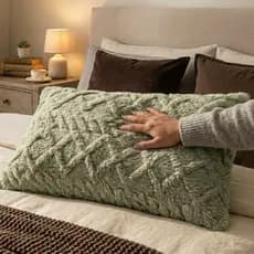 kit 3 peças Capa Baguete Flanel Premium – Capa de Almofada Elegante Macia Confortável Luxo Decoração Sofá Casa