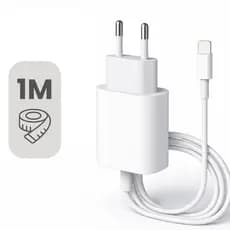 Carregador Turbo De iPhone Fonte com Cabo Carregamento  Rápido  Wtt Samsung Qualidade Leve Forte