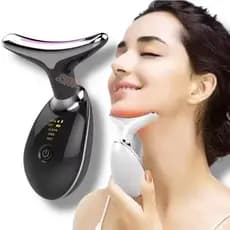 Massageador Facial Golfinho com LED Fototerapia  –  Rejuvenescimento  e  Tratamento Anti-Idade Leve