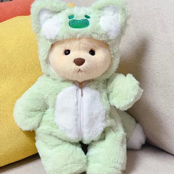 Teddy Articulado Pequeno Urso Bonito Bebê Ursos Roupas Internet Celebridade Artesanal Boneca Médio Traje Mudança