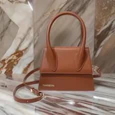 Bolsa Mensageiro Elegante De Couro De Grande Capacidade-Design Minimalista Moderno Com Letra De Paris Dourada