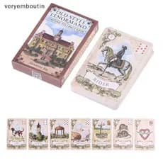 bouti Estilo Antigo Lenormand Oracle Card Tarot Party Profecia Jogo De Tabuleiro De Adivinhação bo