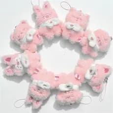 Stray Kids Skzoo Rosa Mini Chaveiros Brinquedo De Pelúcia Coreano FM Elix HyunJin Jisung Saco Plushies Pingente Fãs Pres