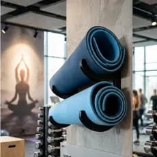 suporte de parede para tapete de yoga aeróbica alongamento