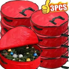 Saco de Armazenamento para Guirlanda de Natal GSG1 - Organizador Suspenso à Prova d'Água e Poeira VOCO