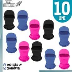 KIT 3 / 6 Ou 10 Balaclava Touca Ninja Unissex Moto Bike – Conforto, Estilo e Máxima Proteção