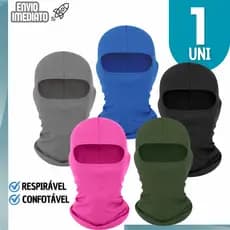 Balaclava Proteção UV - Moto, Ciclista, Pesca Caminhada Mascara Touca Ninja Respirável