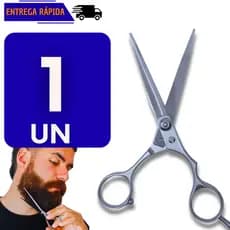 1 Tesoura Profissional 6 Polegadas Inox Corte Suave E Preciso Barbeiro Cabelo Cabeleireiro