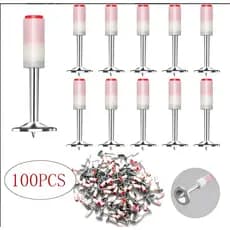 Kit Com 100 Pinos Para Pistola De Fixação Pregos