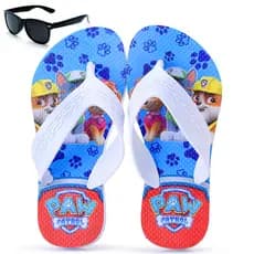 Kit Chinelo Infantil Patrulha Canina + Óculos Infantil Henry Kids