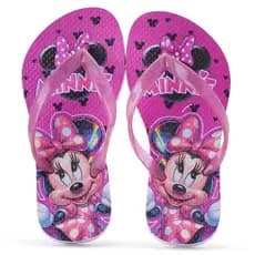 Chinelo Infantil Minnie Menina Super Confortável e Leve Henry Kids