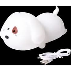 Luminaria Led Silicone Cachorrinho Decoracao Quarto Infantil Luz Suave