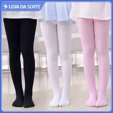 Pares Meia Calça Infantil Grossa Para O Frio Inverno varia Cores IMPERIO