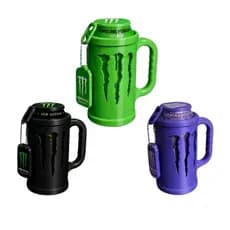 Kit Porta Lata Monster Energy 3 em 1 com Tampa Protetora + Abridor