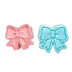Modelador Ejetor Laço para Brigadeiro, Doce, Docinhos, Confeitaria - 2 Peças