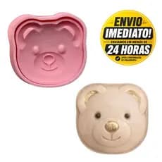 Modelador Ejetor Ursinho para Brigadeiro, Doce, Docinhos Confeitaria - 2 Peças