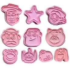 Modeladores Ejetores Toy Stories Docinhos, Brigadeiros, Brinquedos, Personagens para Massa